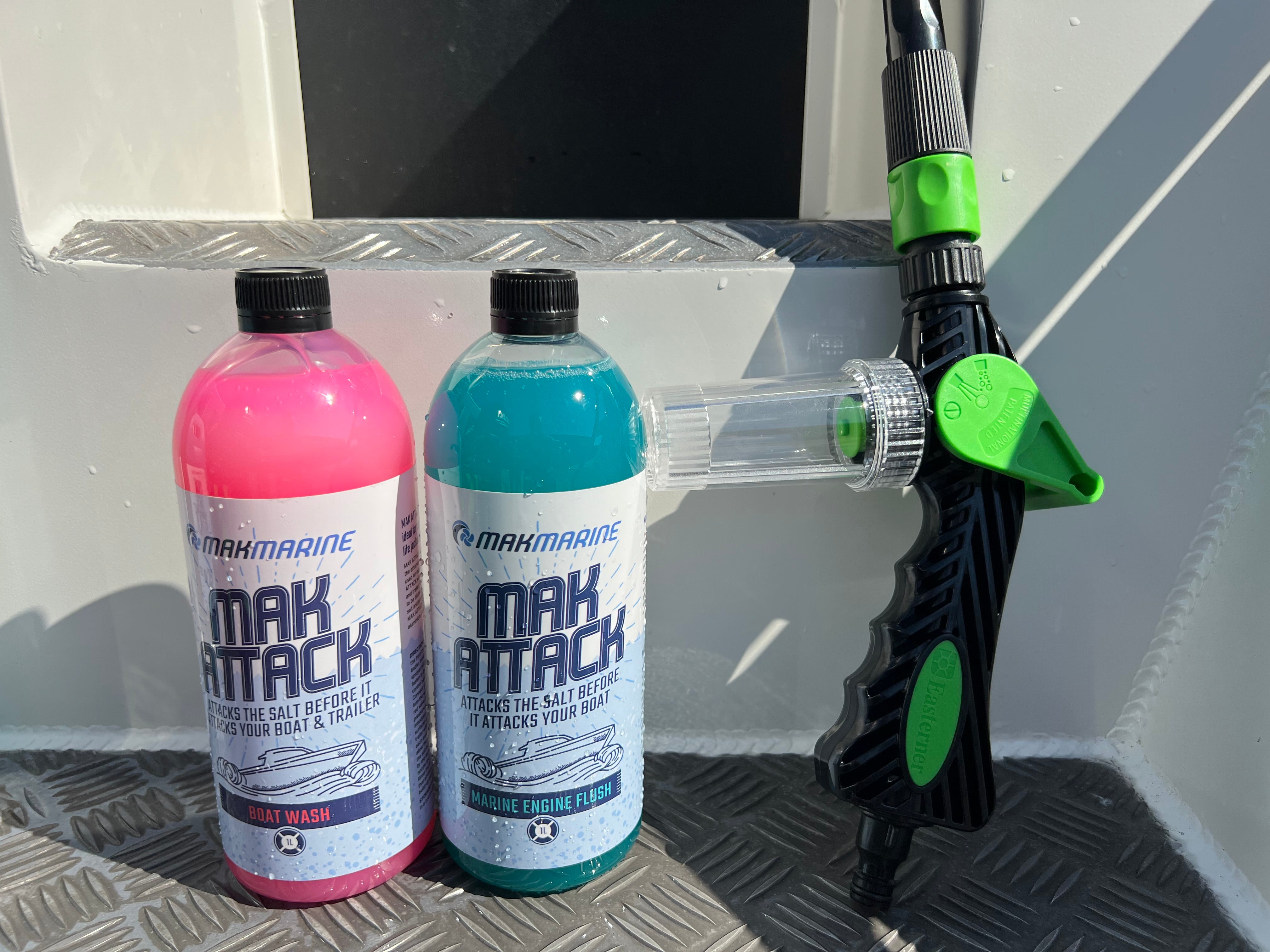 MAK ATTACK - Engine Flush and Boat Wash - Starter Kit