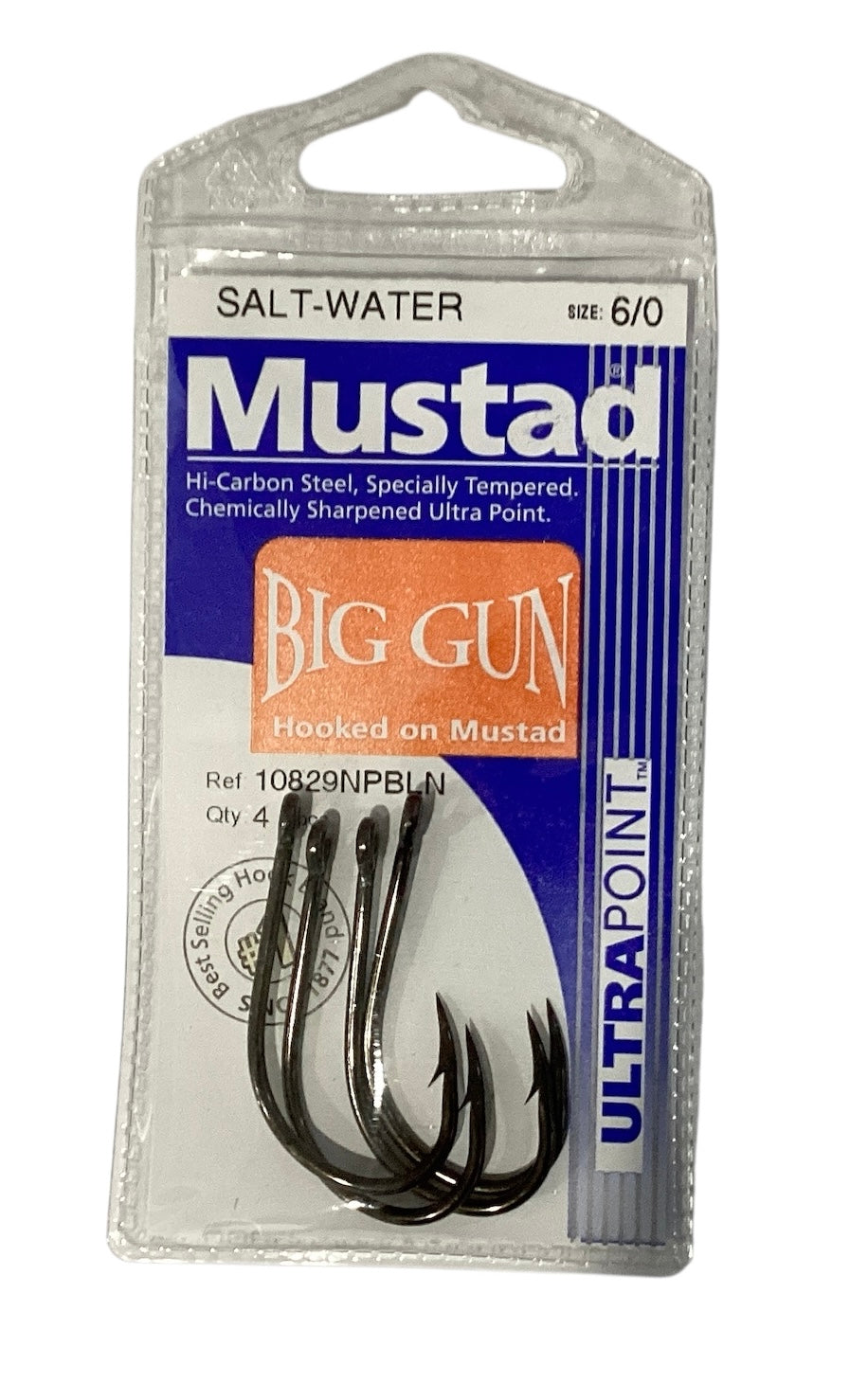 Mustad Salt-Water Big Gun Hooks