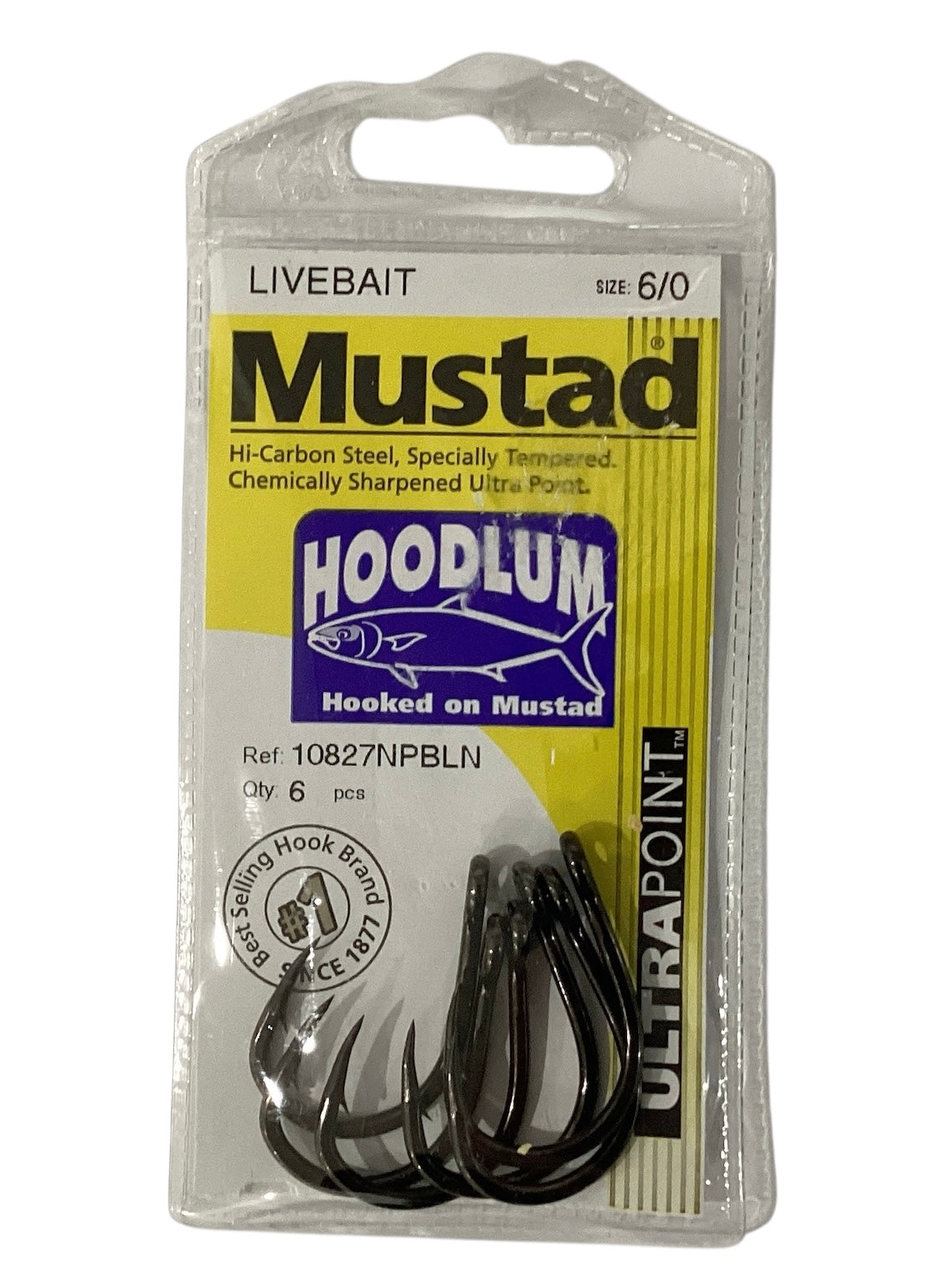 Mustad Livebait Hoodlum Hooks