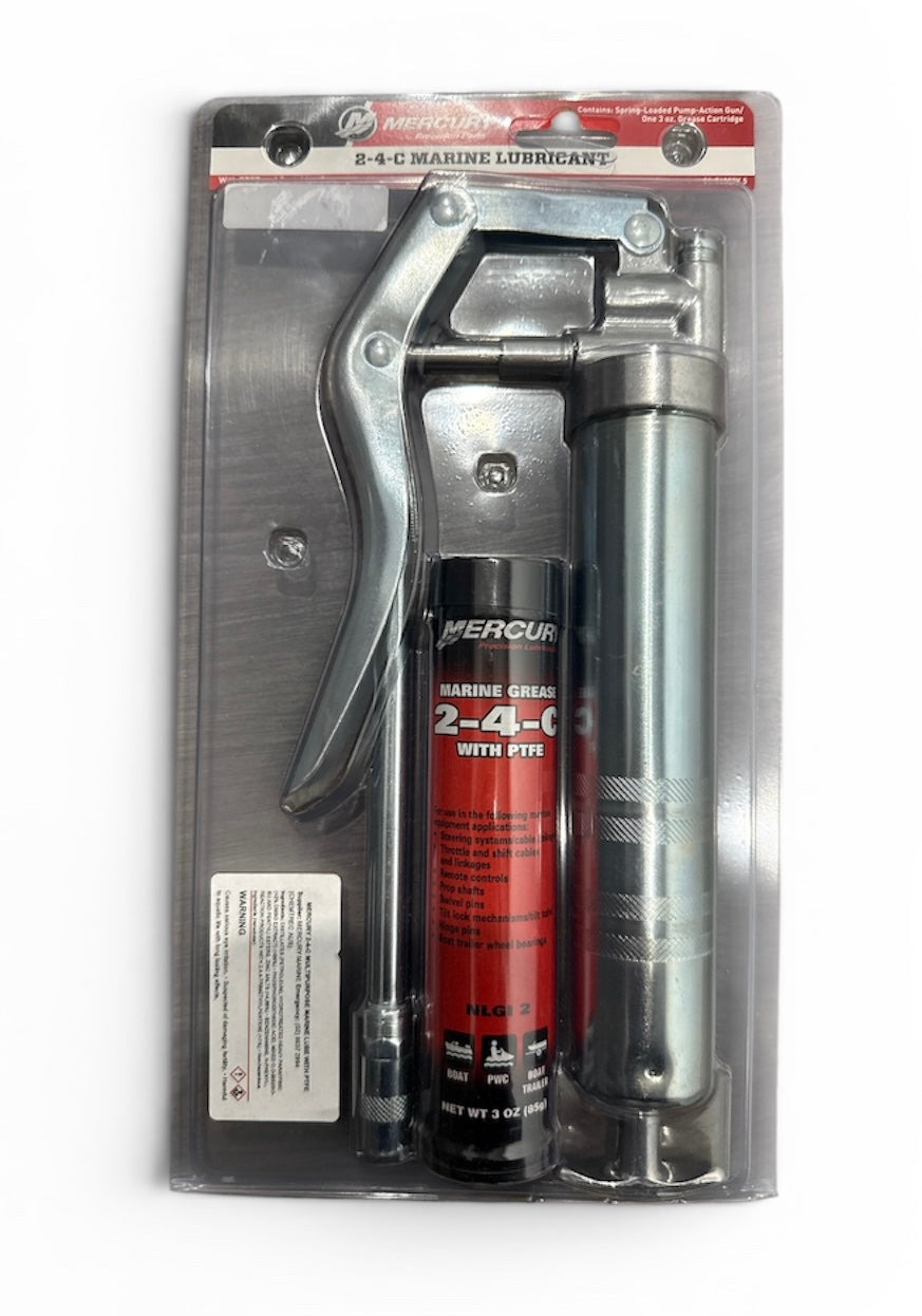 Genuine Mercury 2-4-C Marine Lubricant with Gun
