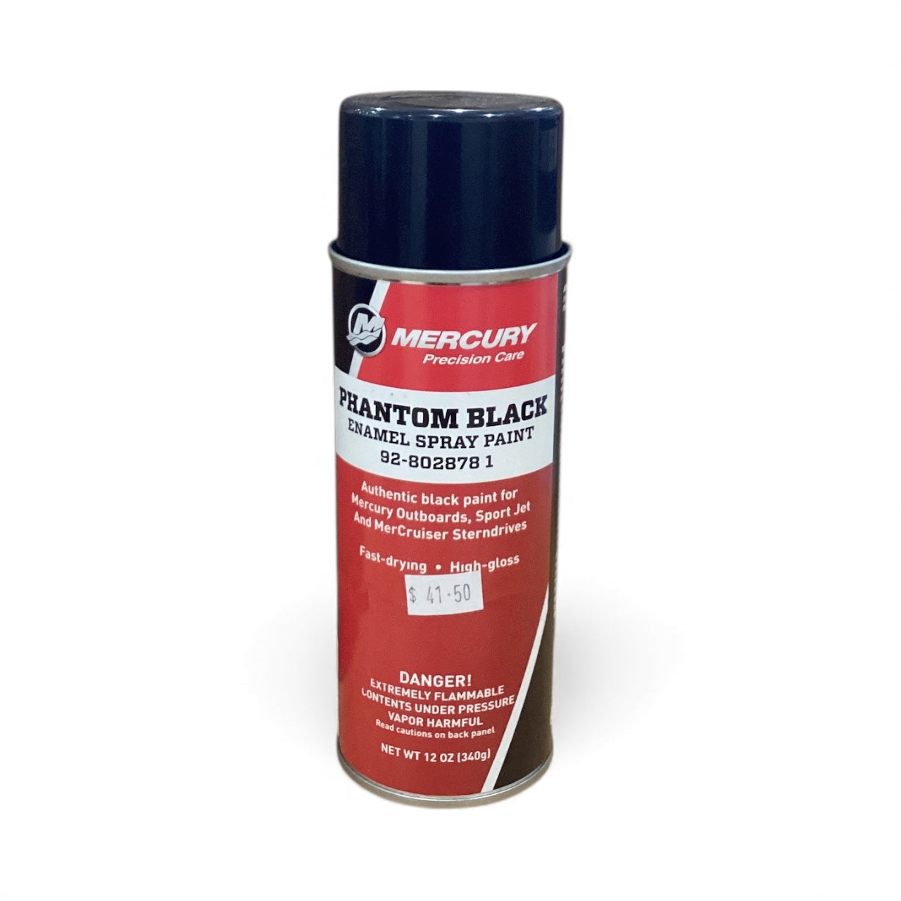 Mercury Phantom Black Enamel Spray Paint