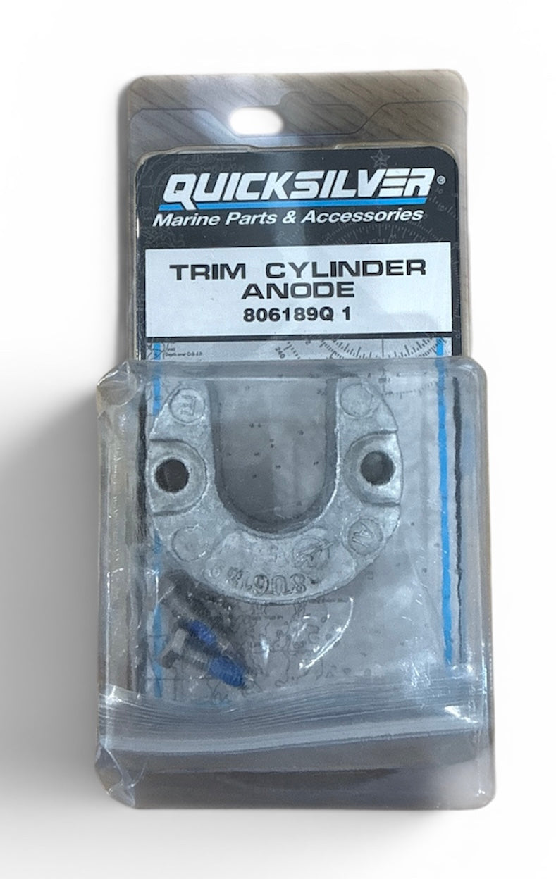 Genuine Quicksilver (Mercury) Trim Cylinder Anode