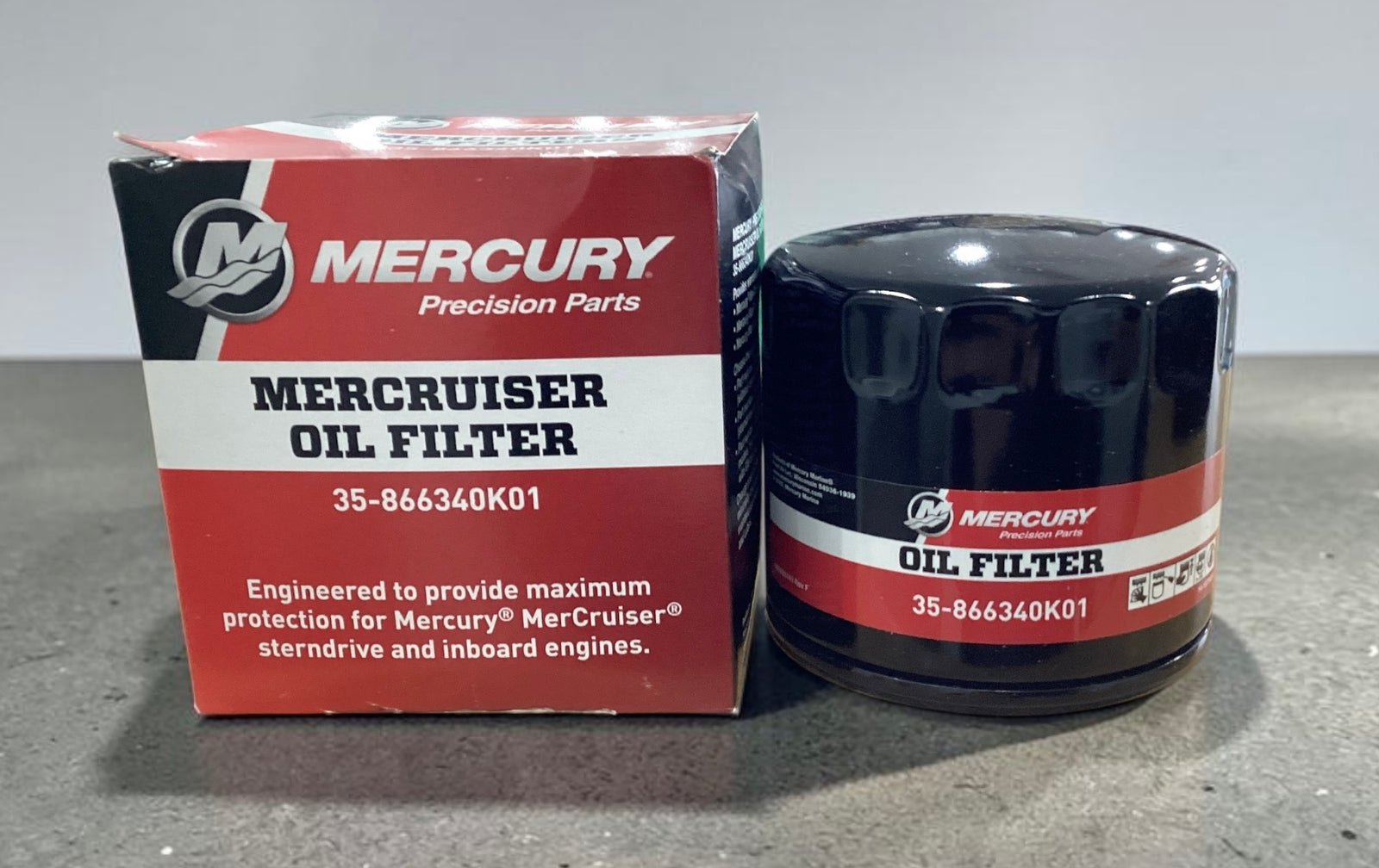 Genuine Mercury MerCruiser Oil Filter - 866340K01