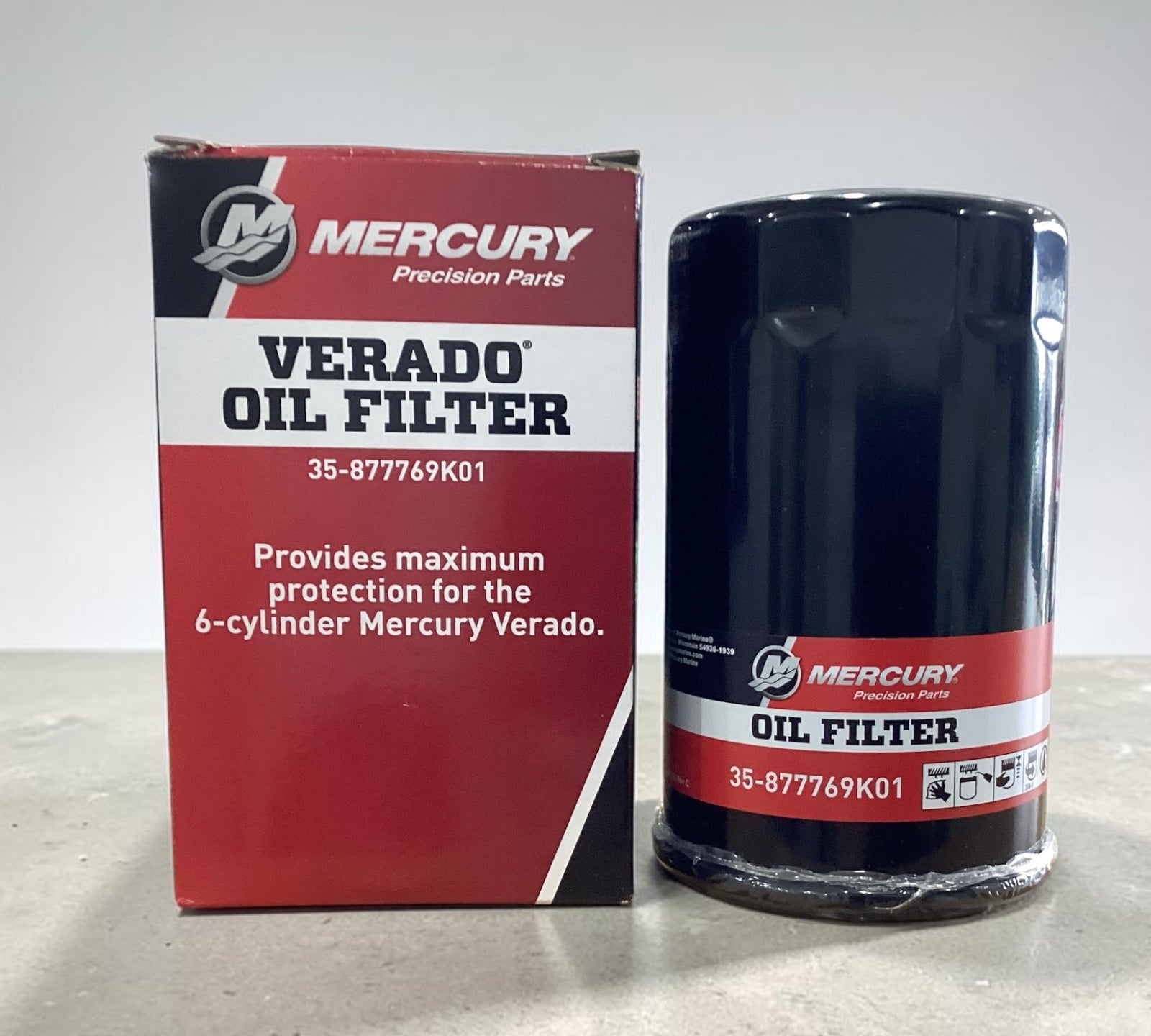 Genuine Mercury Verado Oil Filter - 877769K01