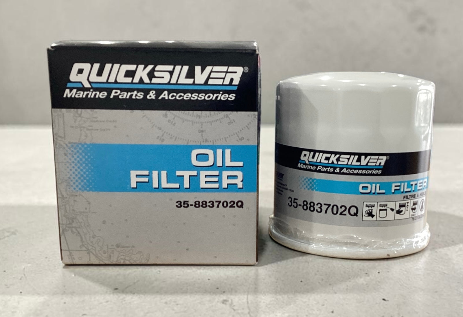 Genuine Quicksilver (Mercury) Oil Filter - 883702Q