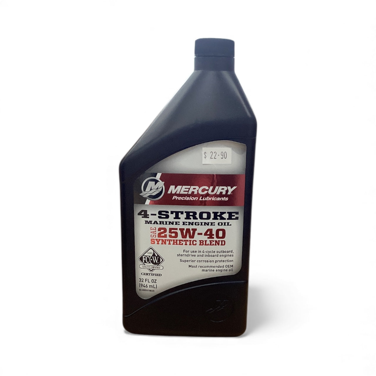 Mercury 4 Stroke 25W-40 Synthetic Blend Marine Engine Oil