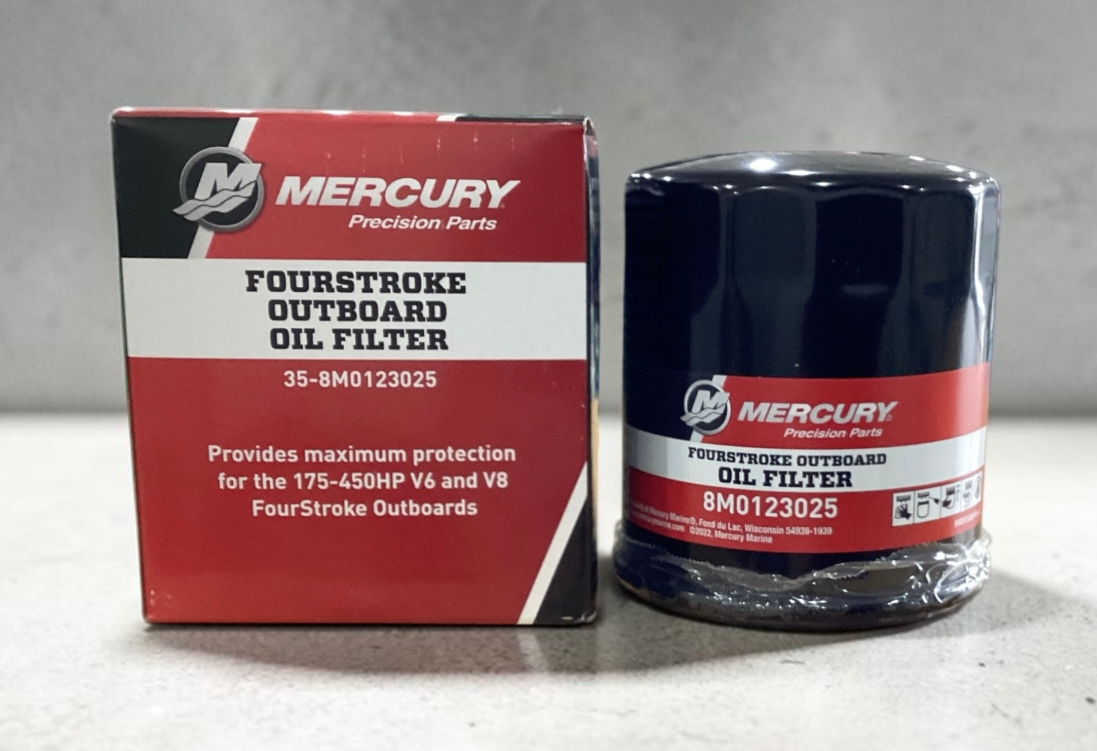 Genuine Mercury Oil Filter - 8M0123025