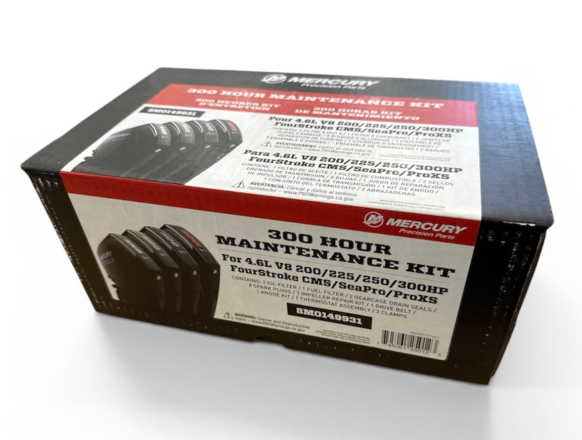 Genuine Mercury 300 hour Maintenance Kit - 200/225/250/300/ProXS