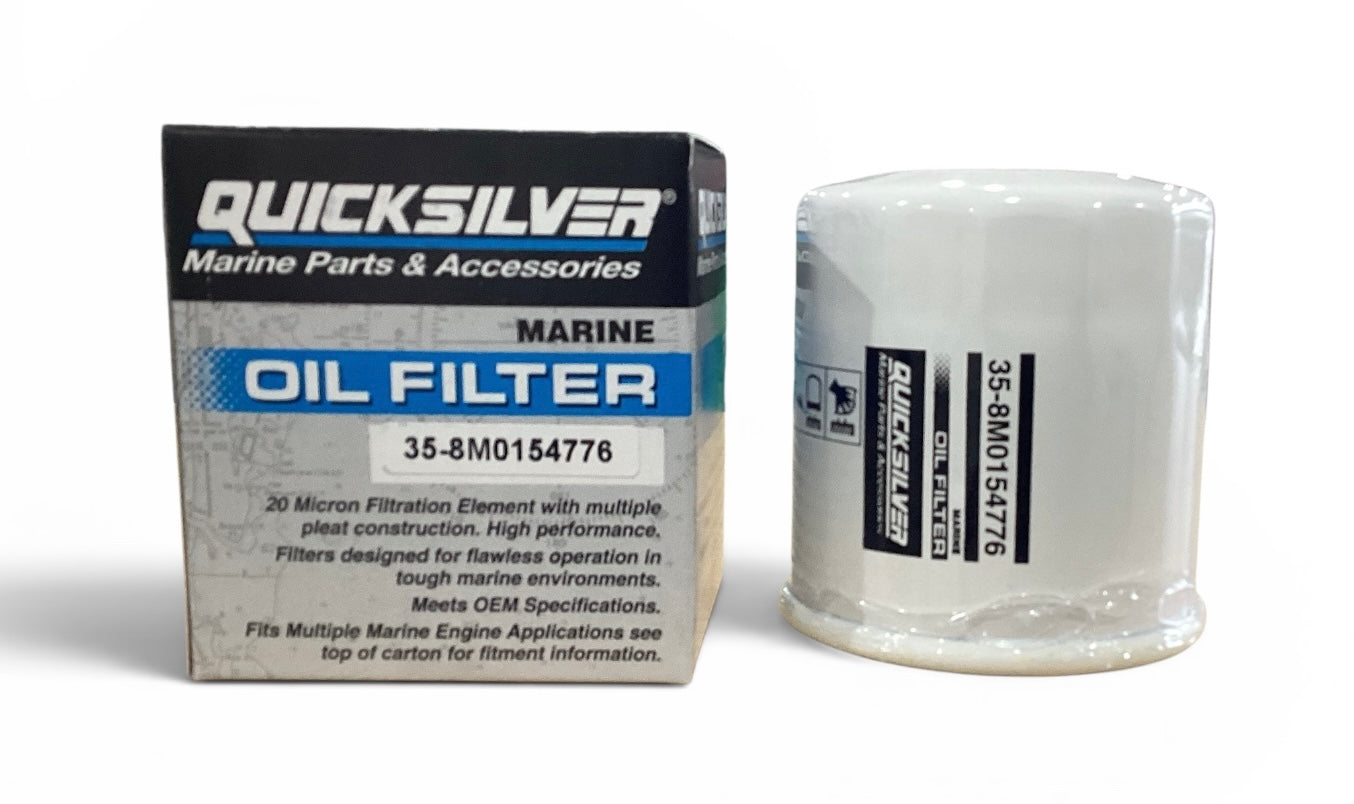 Genuine Quicksilver (Mercury) Oil Filter - 8M0154776