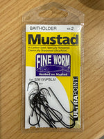 Mustad Baitholder Fine Worm Hooks