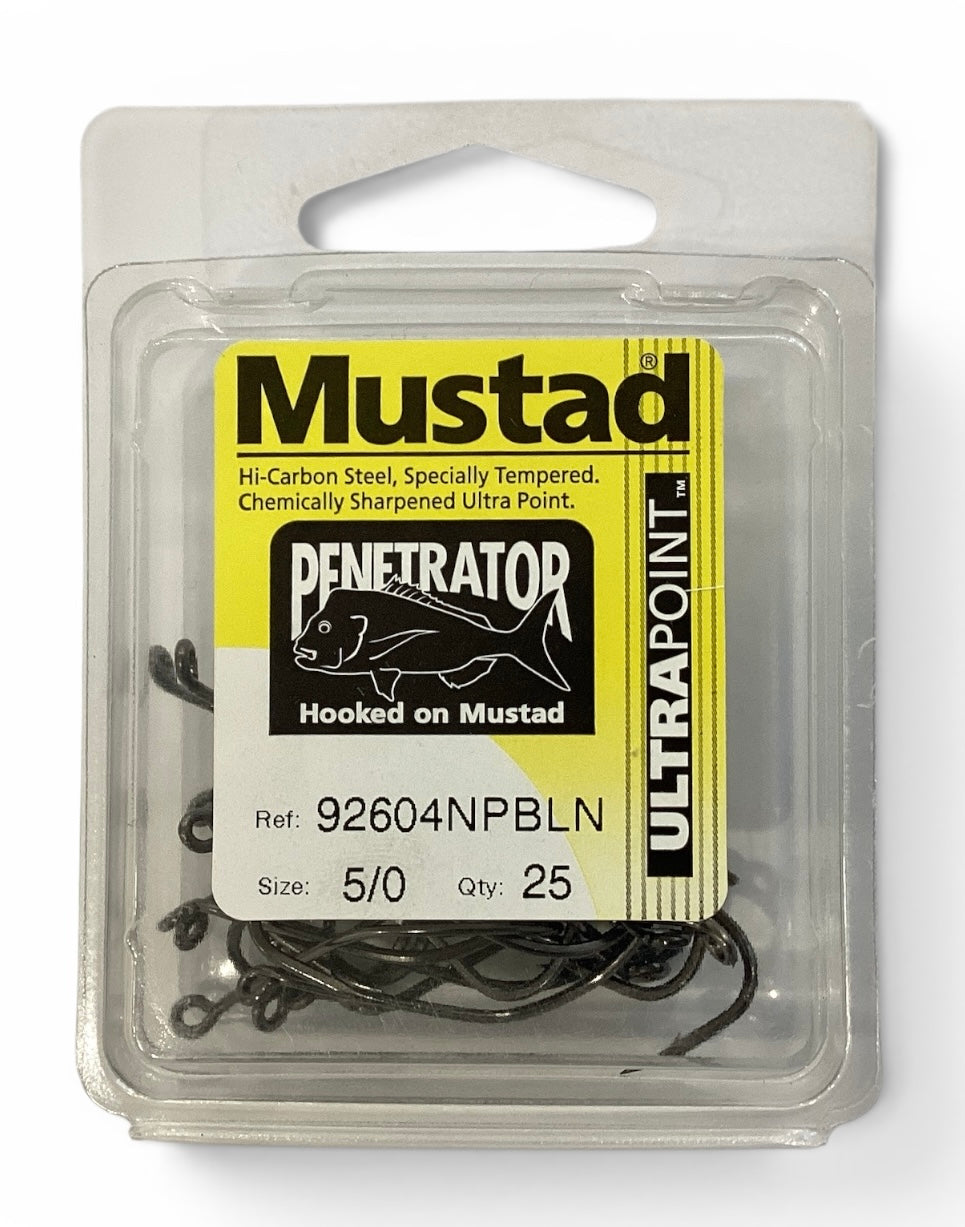 Mustad Penetrator Ultra-point Hooks - Qty 25
