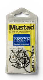 Mustad DEMON Light Gauge Circle Hook