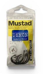 Mustad DEMON Light Gauge Circle Hook
