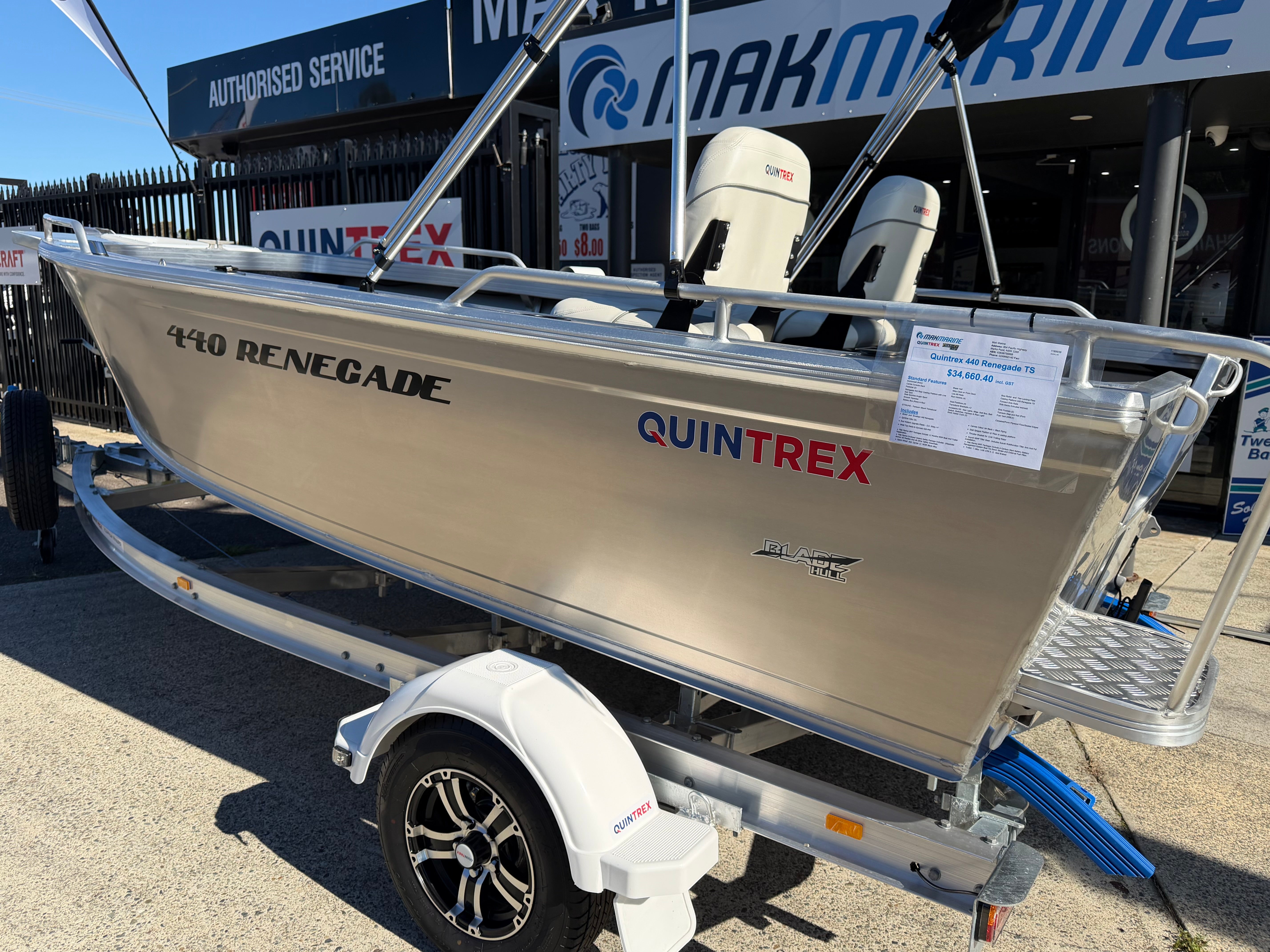 Quintrex 440 Renegade TS