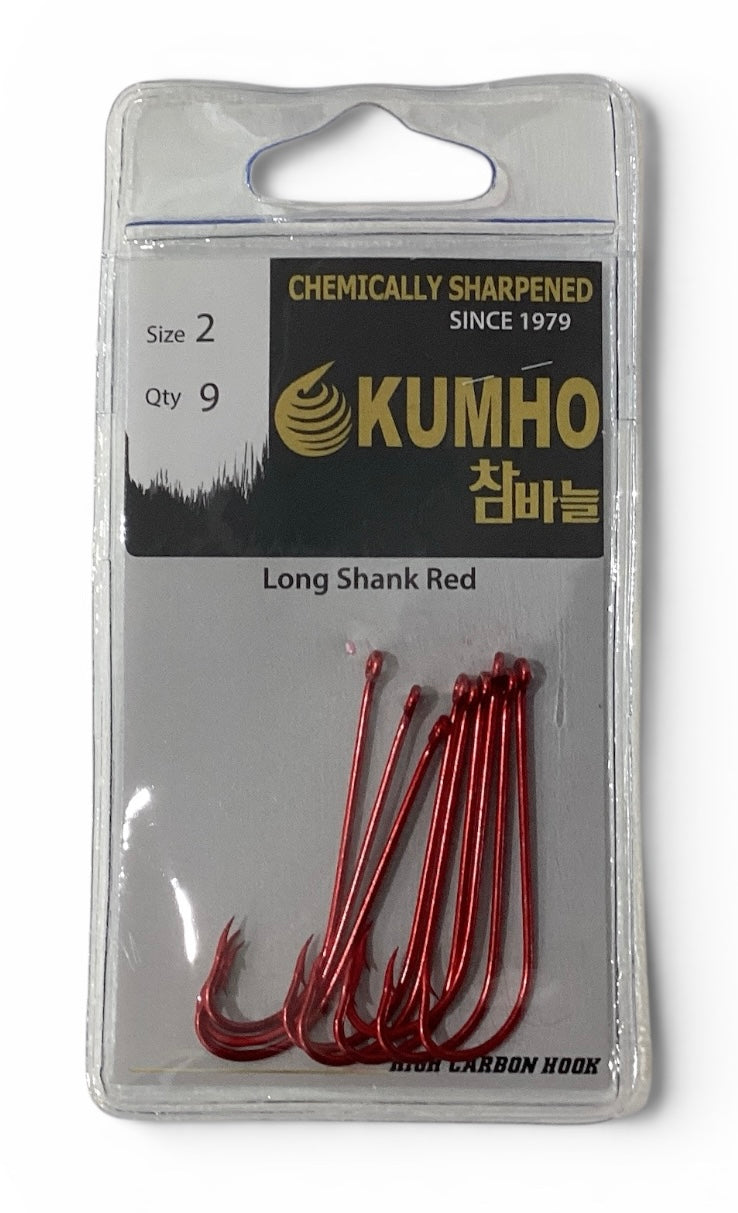 KUMHO Long Shank Red Hooks