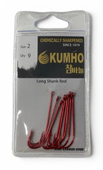 KUMHO Long Shank Red Hooks