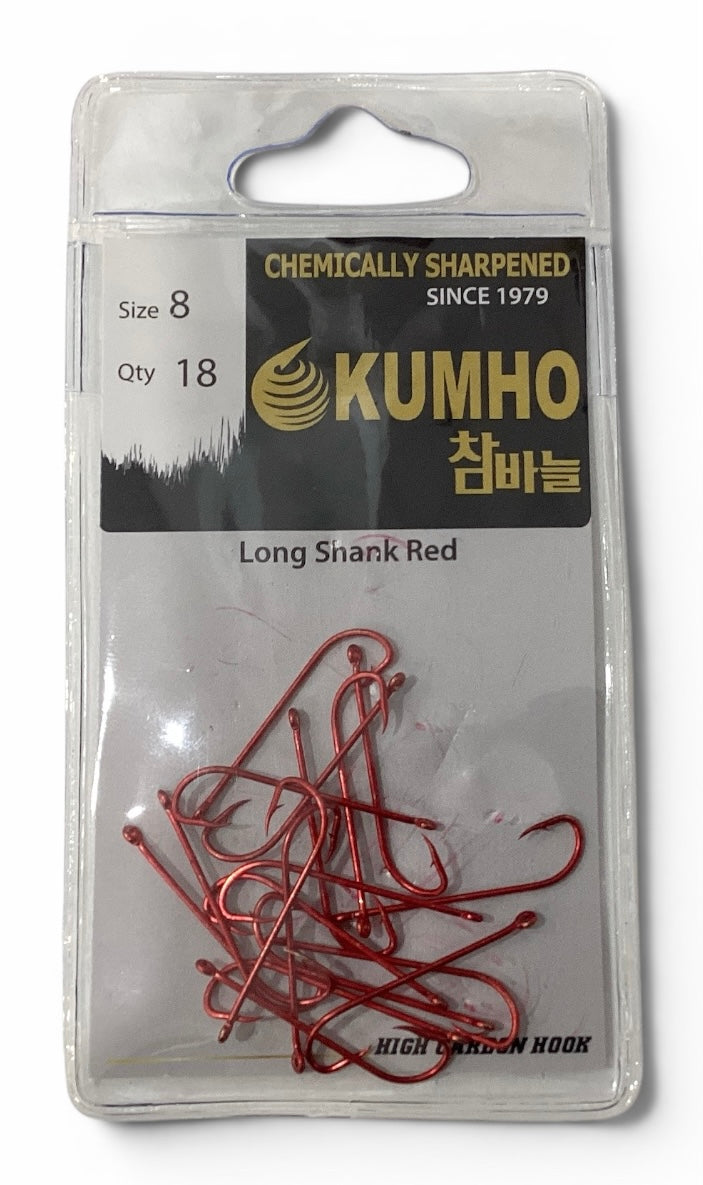 KUMHO Long Shank Red Hooks