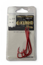 KUMHO Long Shank Red Hooks