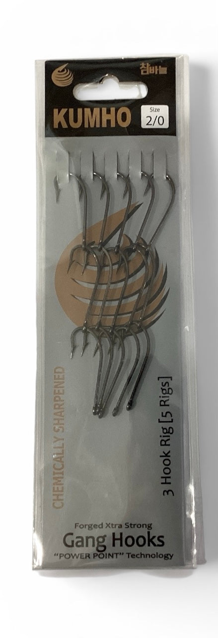 KUMHO Gang Hooks 3 Hook Rig