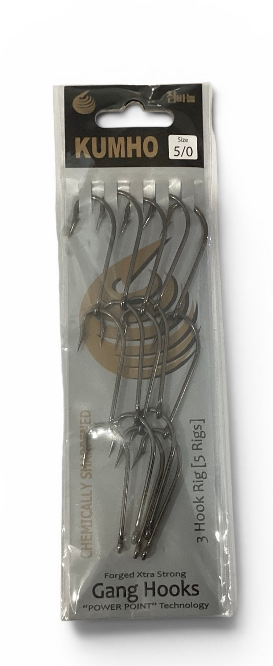 KUMHO Gang Hooks 3 Hook Rig