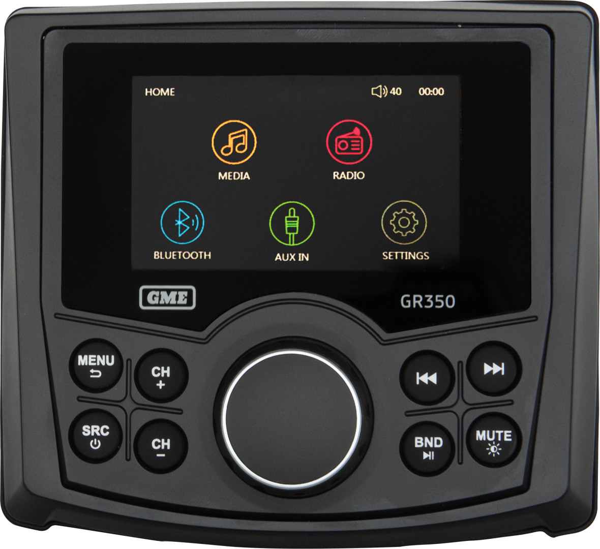 GME Compact AM/FM Marine Stereo with bluetooth - GR350BT