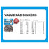 Value Pack Bomb Sinkers