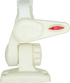 Rectangular Double Swivel Antenna Base with lead - Suit AW36xx whips -  White and Black