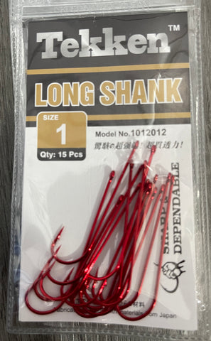 Tekken Long Shank Fishing Hooks
