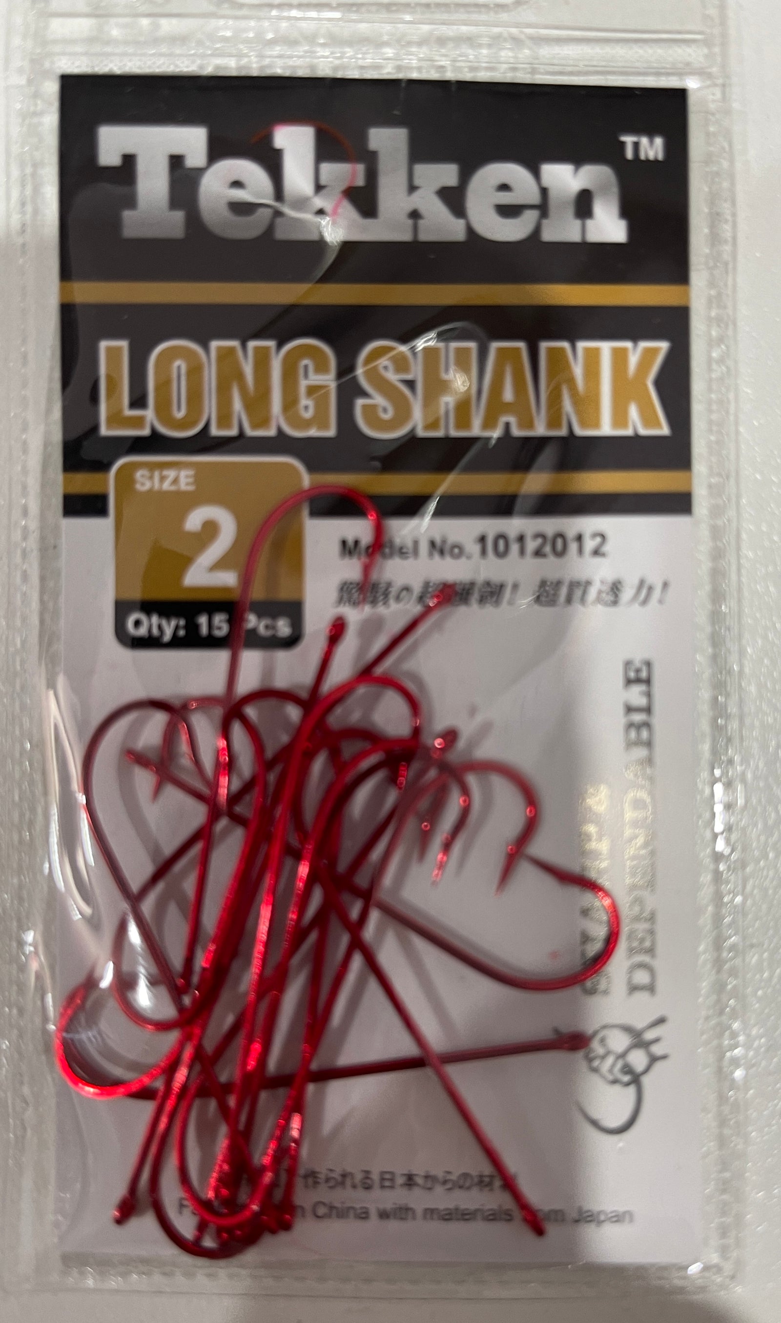 Tekken Long Shank Fishing Hooks